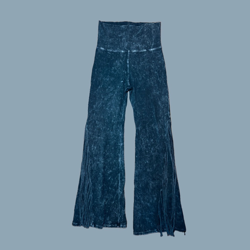 🌚Y2K Boho Fringe Flare Pants🌚